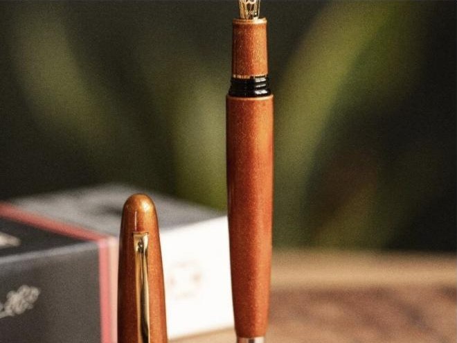 Stylo plume Esterbrook en bois, édition limitée avec Tamenuri Studio