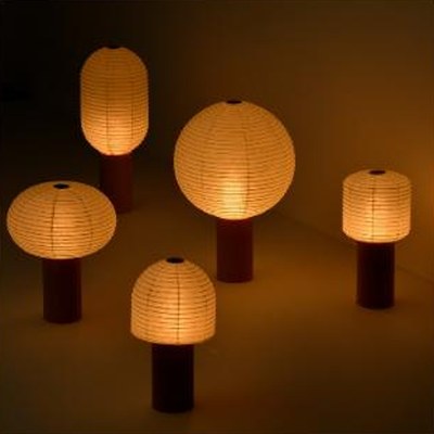 Ensemble de lanternes Torchin allumées