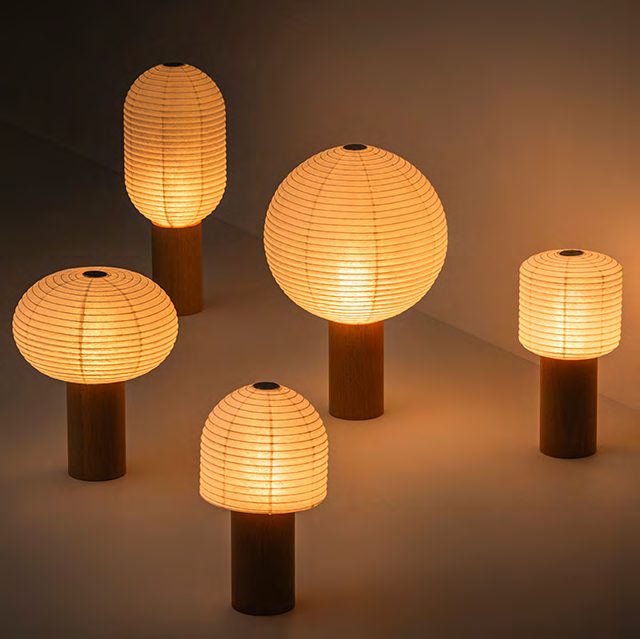 Lampes en papier Shiraki Kougei