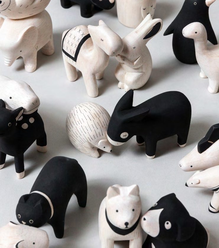 Animaux en bois T-Lab