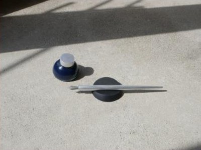 Porte-plume en aluminium