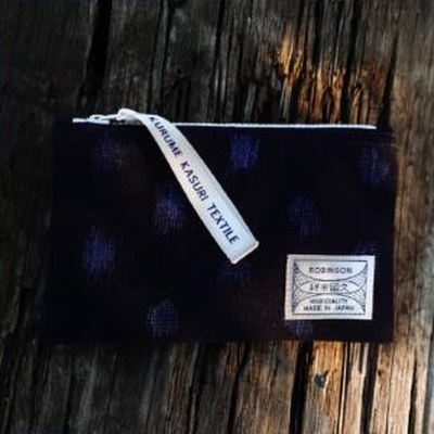 Pochette Pois Marine/Bleu