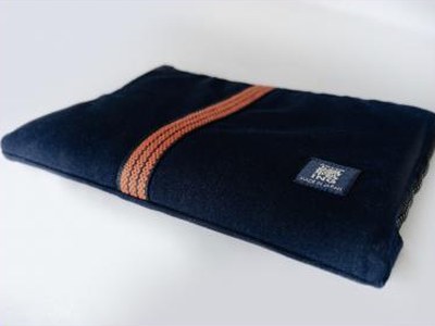 Housse pour ordinateur bleu marine